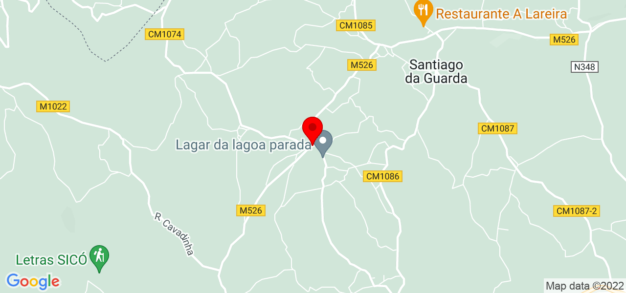 &Iacute;ris Salgueira - Leiria - Ansião - Mapa