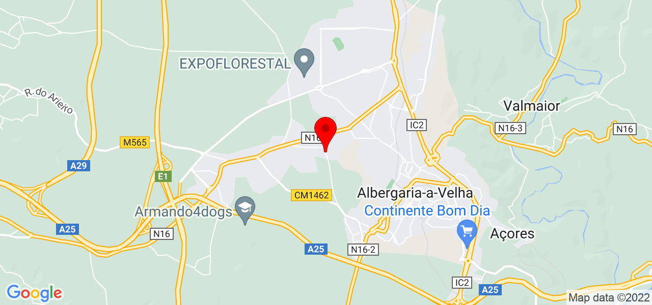 Jo&atilde;o Ferreira - Aveiro - Albergaria-a-Velha - Mapa