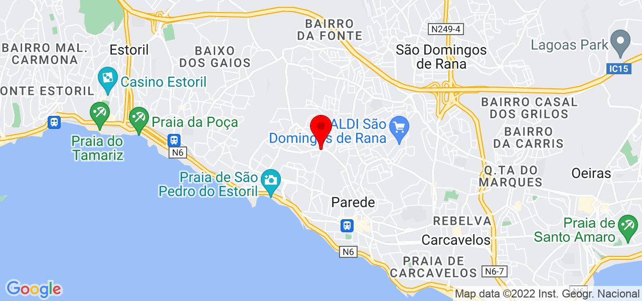 Biscaia_catering_eventos - Lisboa - Cascais - Mapa