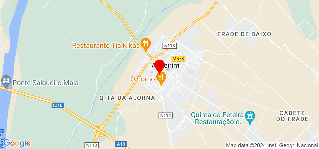 Eliezio araujo - Santarém - Almeirim - Mapa