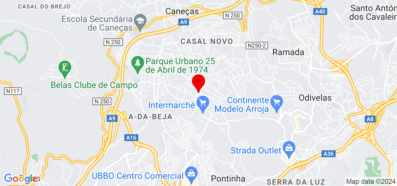 Liana - Lisboa - Odivelas - Map