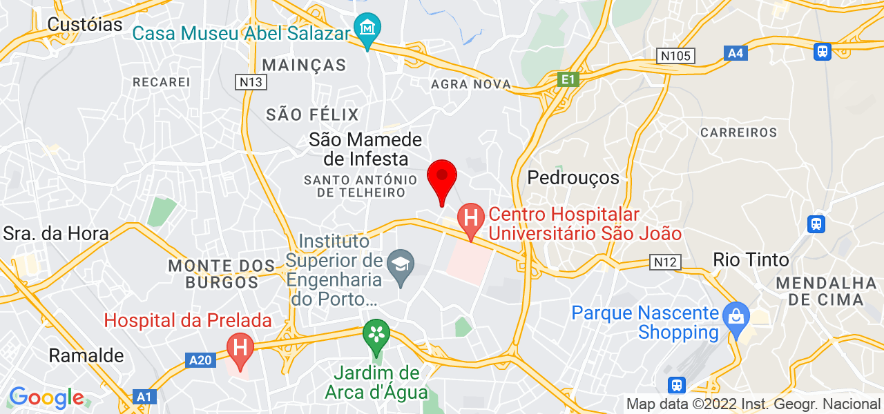 elétrico - Porto - Matosinhos - Mapa