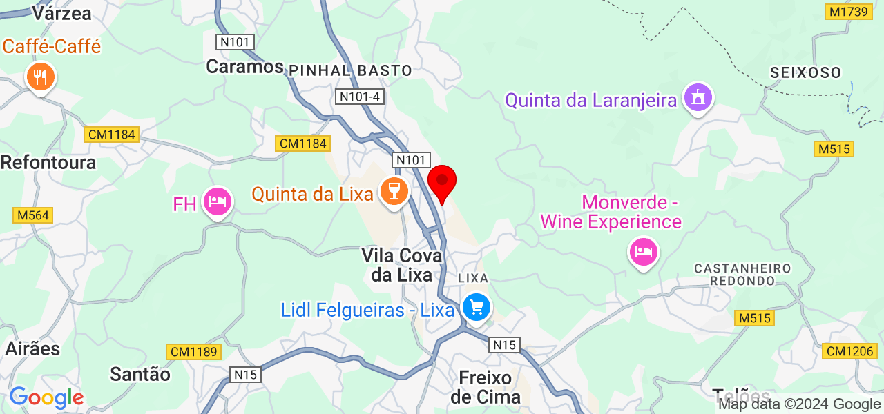 Arq. Ana Helena Pereira - Porto - Felgueiras - Mapa