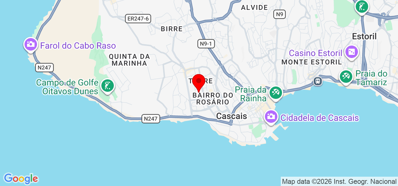 Maria Afoito - Lisboa - Cascais - Map