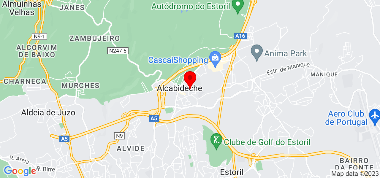 Shel Catering &amp; Eventos - Lisboa - Cascais - Mapa