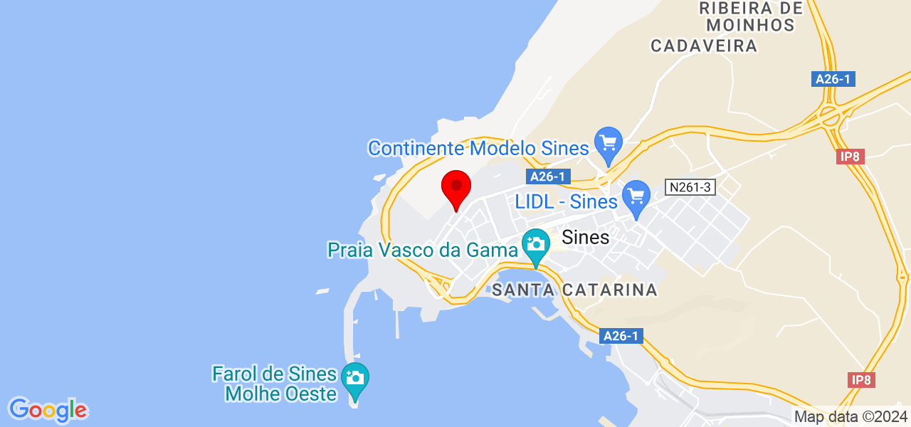 Vários - Setúbal - Sines - Map