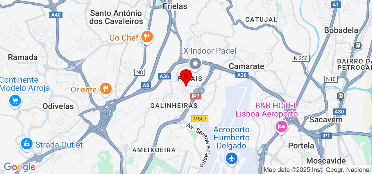 Miriam Tomé - Lisboa - Loures - Map