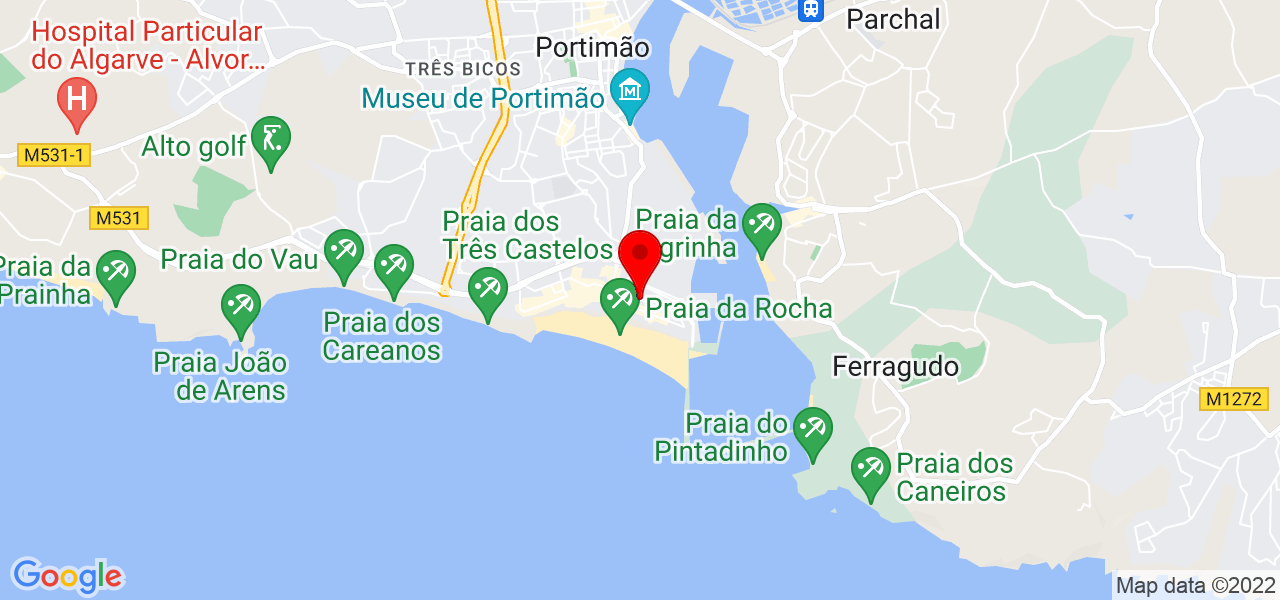 Fgt constru&ccedil;&atilde;o - Faro - Portimão - Mapa