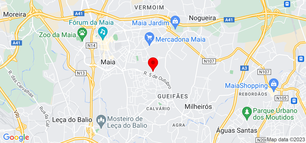 Isabela Artiaga - Porto - Maia - Mapa
