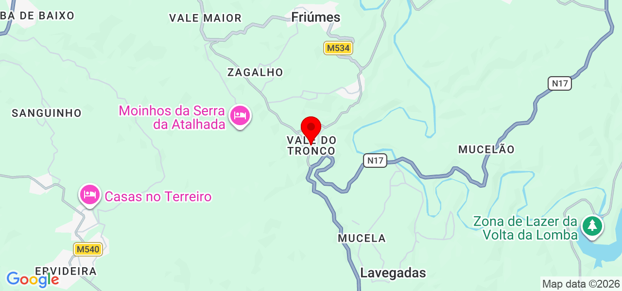 Ricardo Santana - Coimbra - Penacova - Mapa