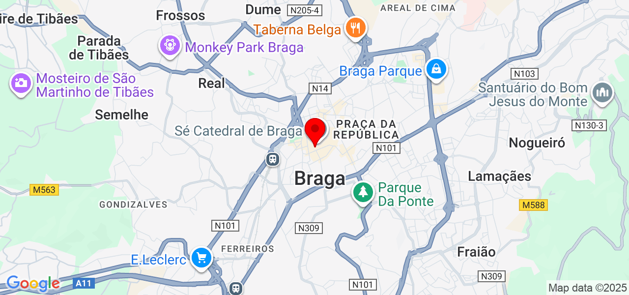 Lucas Pacheco - Braga - Braga - Mapa