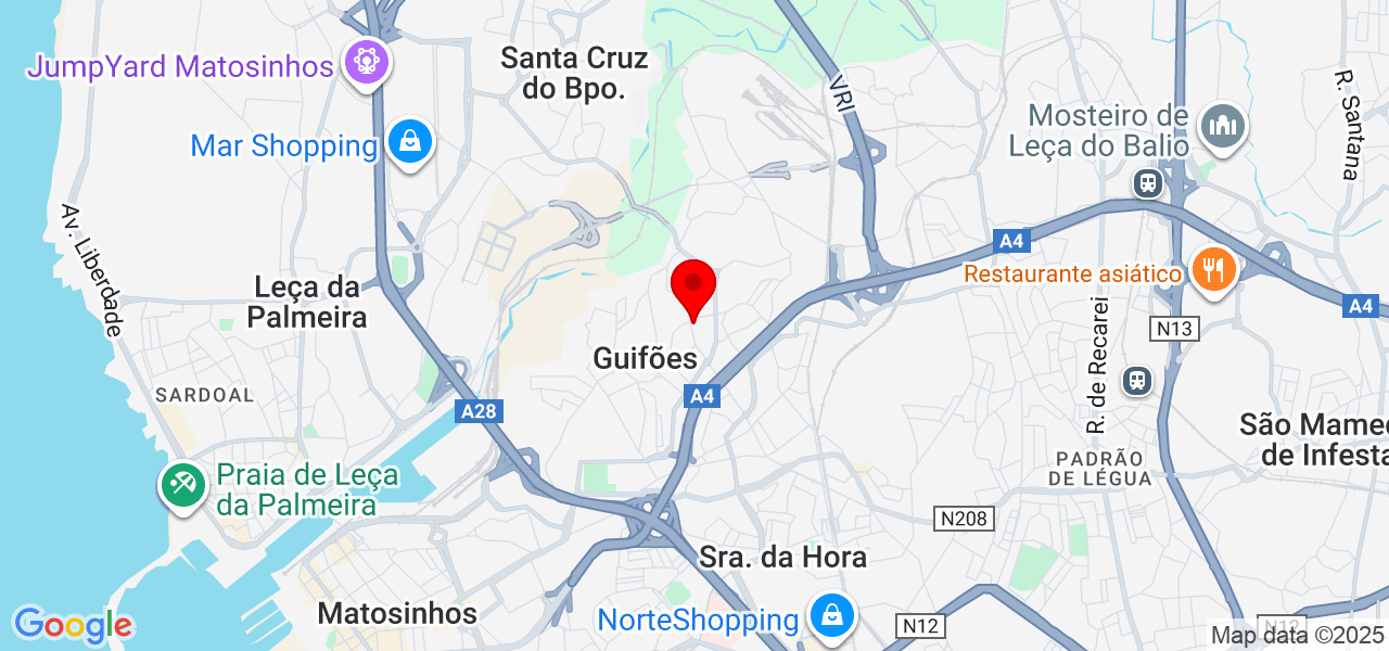 Beatriz Machado - Porto - Matosinhos - Mapa