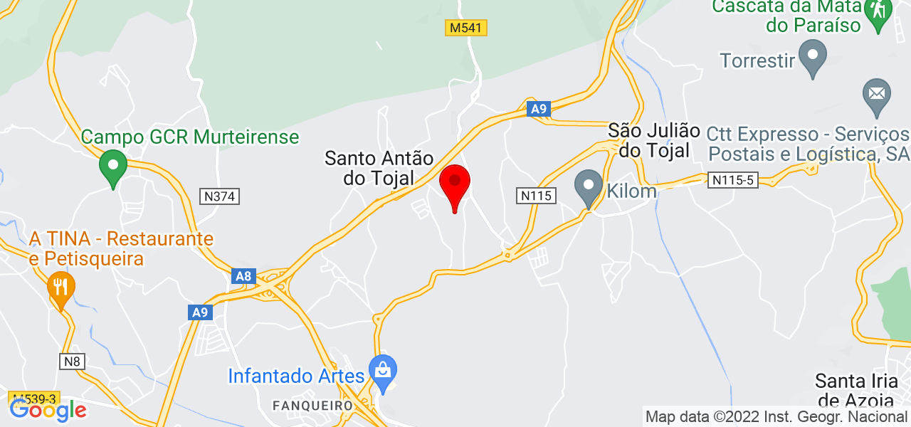 Carlos Santos - Lisboa - Loures - Mapa