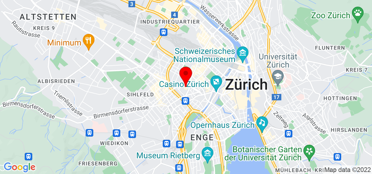 Kanal-Kollektiv Kanalunterhalt - Zürich - Zürich - Karte