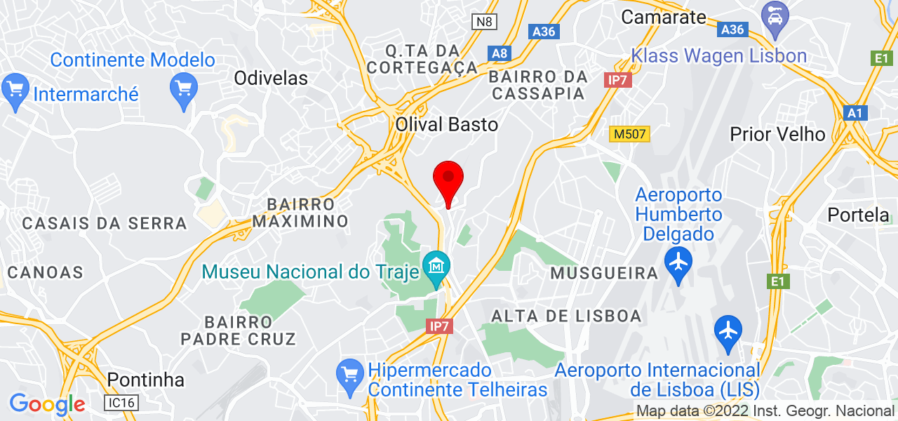 Furacao - Lisboa - Lisboa - Mapa