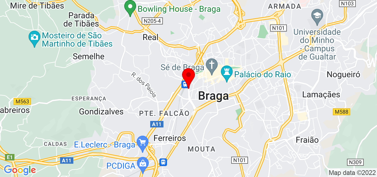 ELISABETE RODRIGUES - Braga - Braga - Mapa