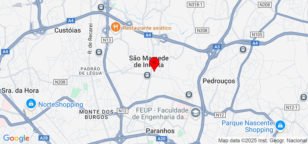 Claudio Gomes - Porto - Matosinhos - Map