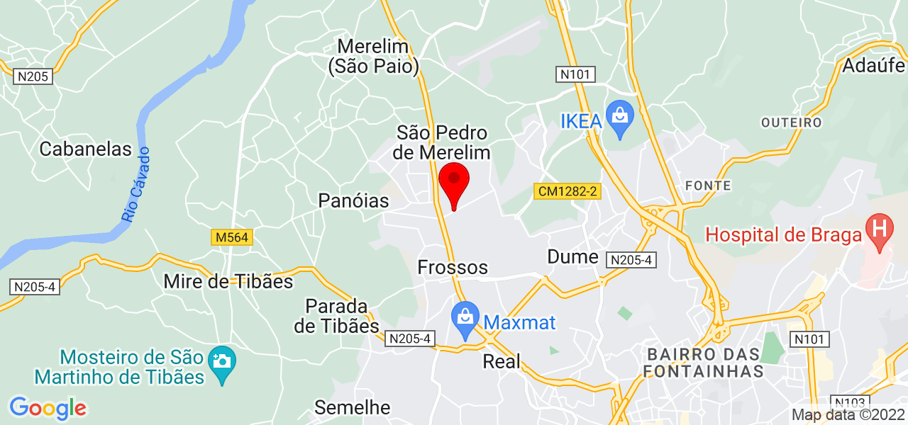 Ines Correia - Braga - Braga - Mapa