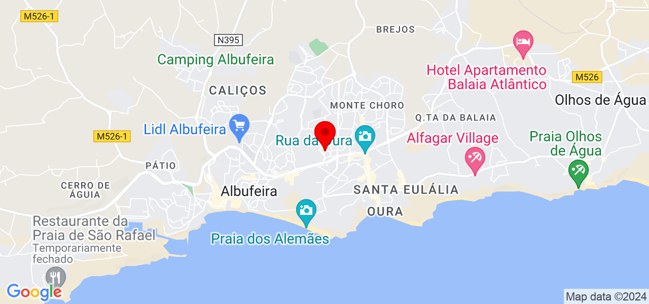 Fortte Constru&ccedil;&atilde;o e Remodela&ccedil;&atilde;o - Faro - Albufeira - Mapa