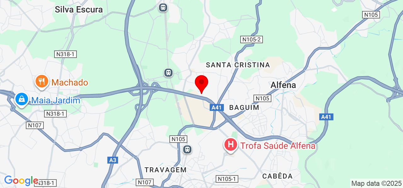 Tiago Silva (terra studio) - Porto - Maia - Mapa