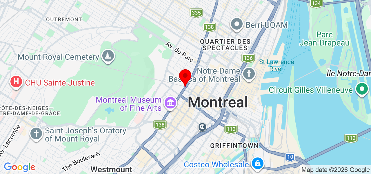 Juliana Crillanovick | Design &amp; Marketing - Quebec / Québec - Montréal - Map