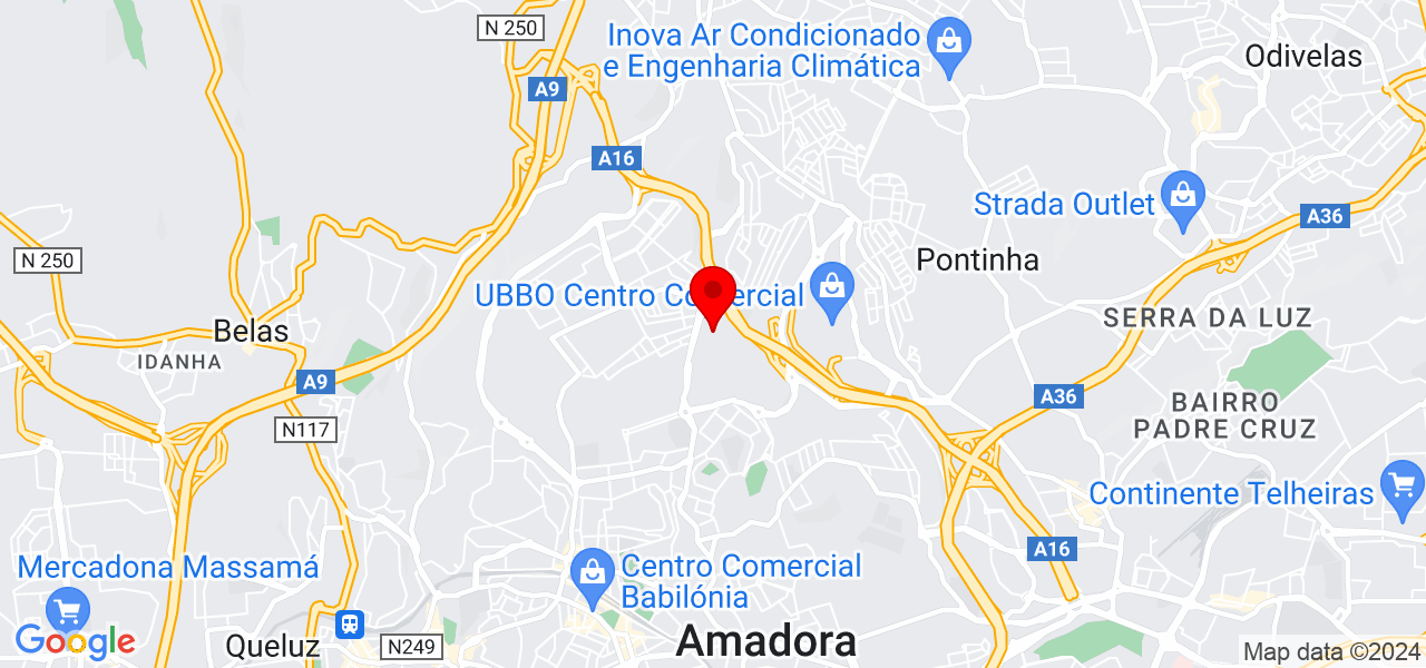 FAZ REMODELAÇÕES GERAIS - Lisboa - Amadora - Mapa