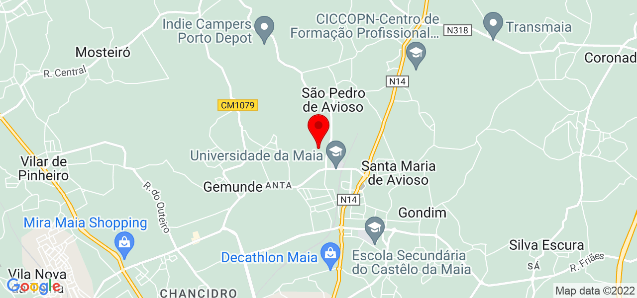 Severino J&uacute;nior - Porto - Maia - Mapa