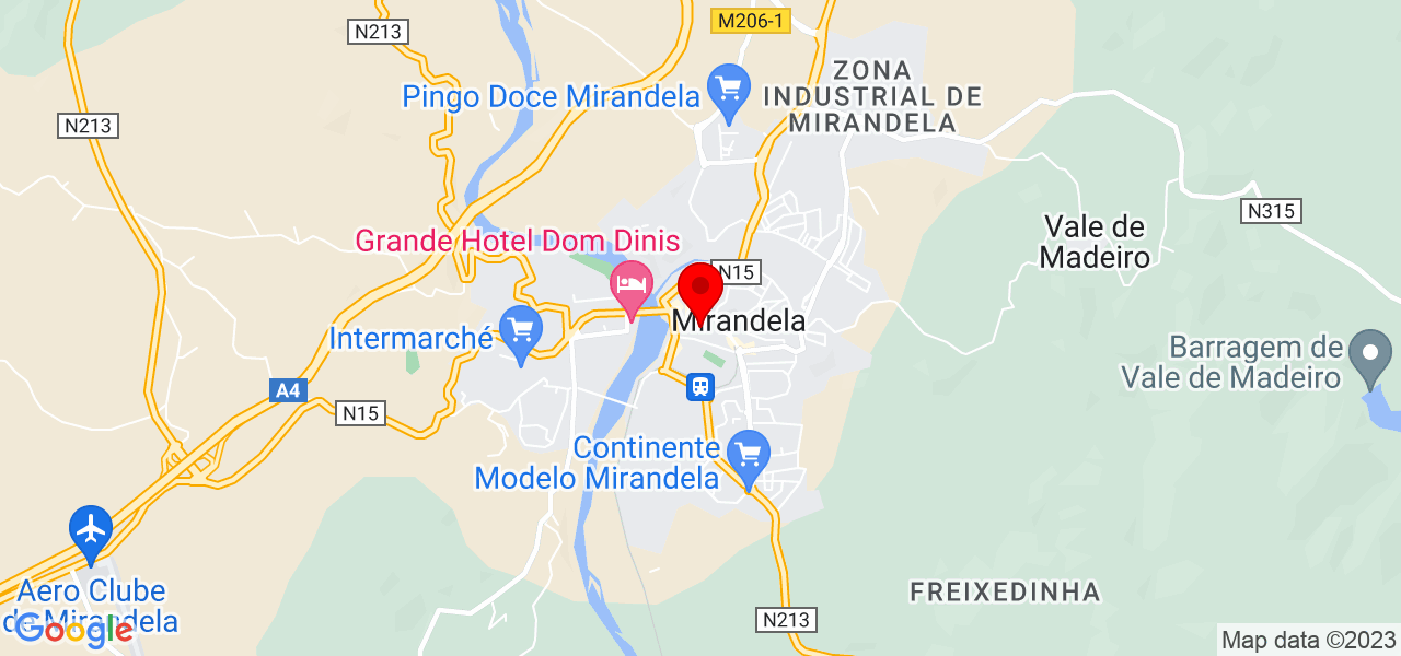 Jo&atilde;o Pedro Carvalho - Bragança - Mirandela - Mapa