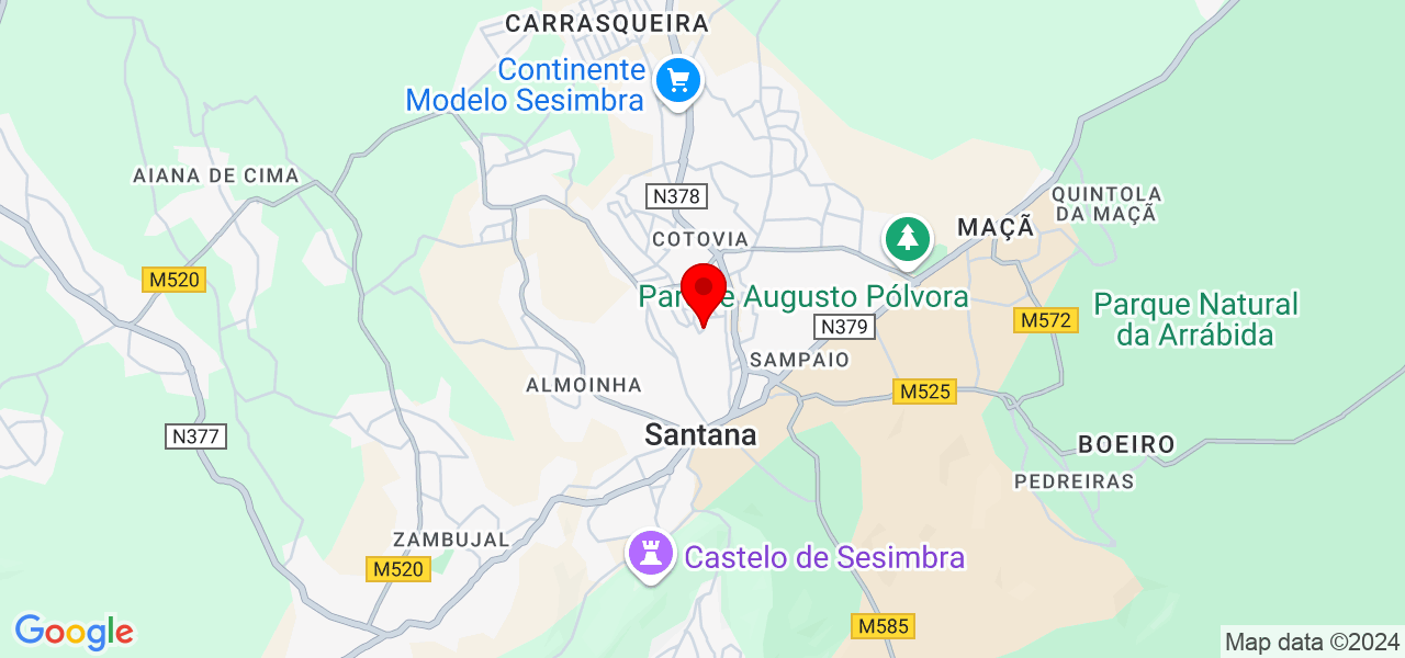 Gustavo Contramestre - Setúbal - Sesimbra - Karte