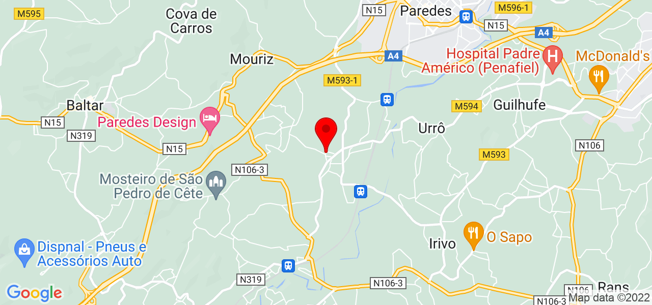 Monica Santos - Porto - Penafiel - Mapa