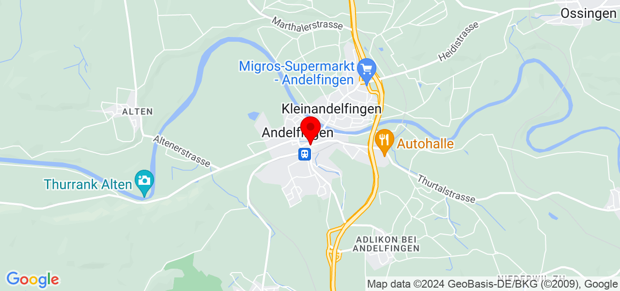 Rundum die T&uuml;r GmbH - Zürich - Andelfingen - Karte