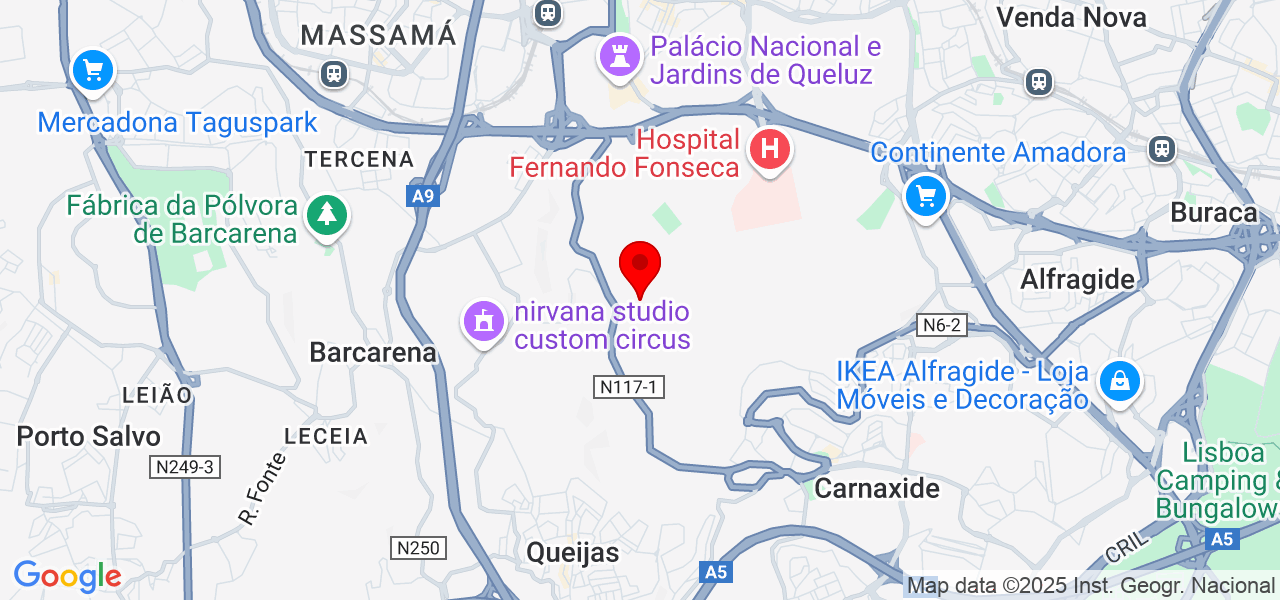 Michel silva - Lisboa - Amadora - Karte