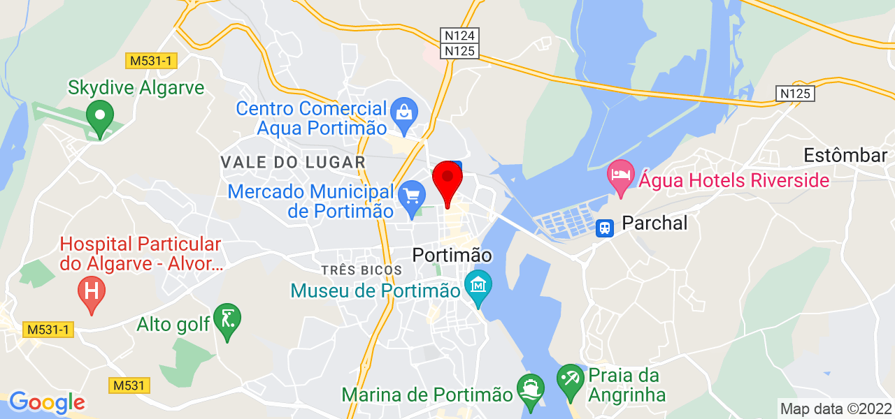 Carlos Toga - Faro - Portimão - Mapa