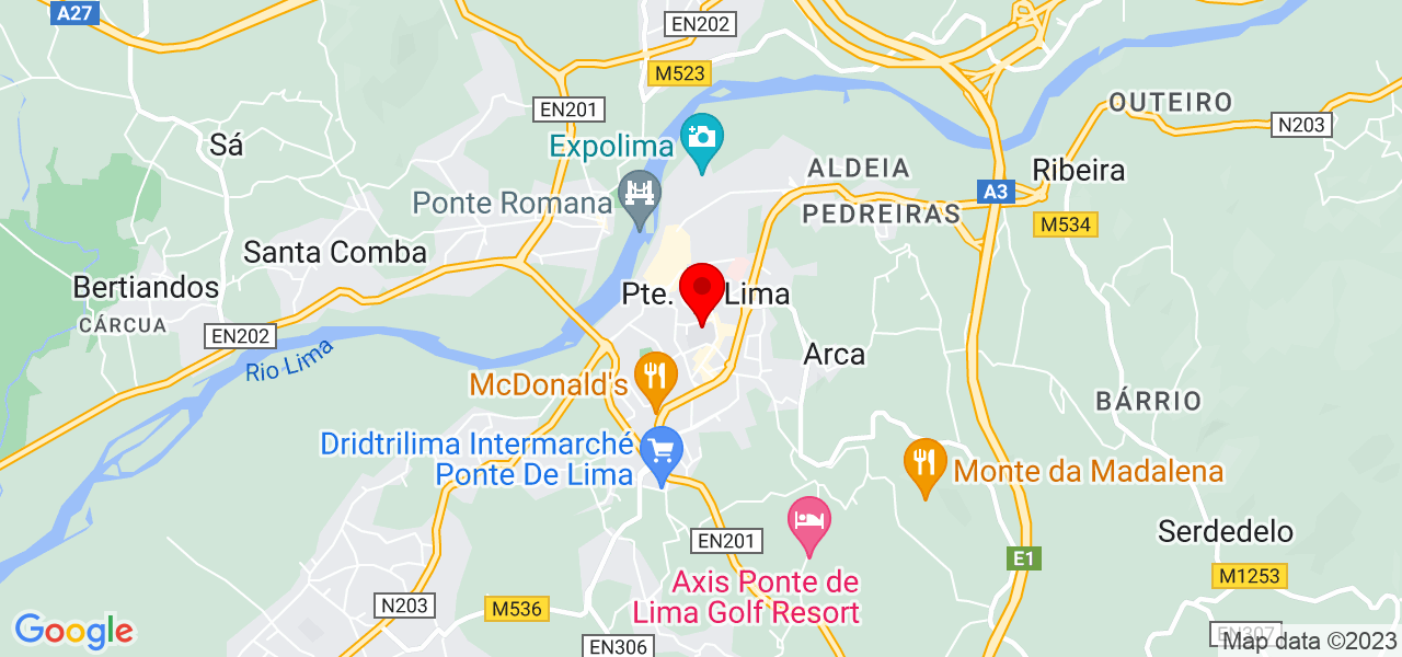 Mauro Firmiano - Viana do Castelo - Ponte de Lima - Mapa