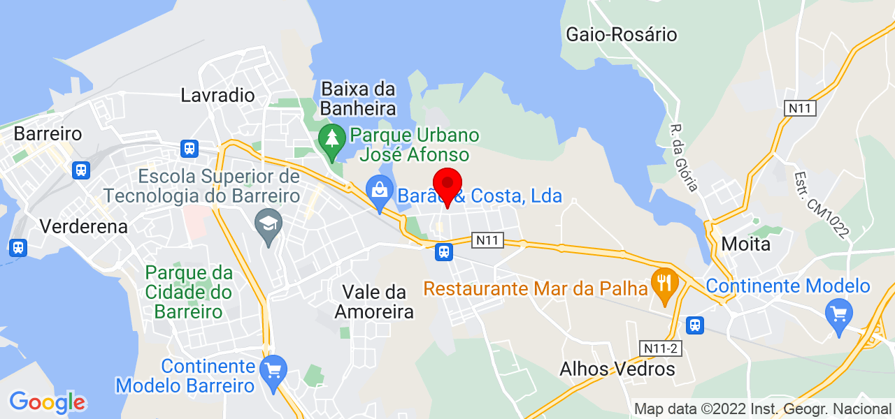 Priscila Oliveira Duarte - Setúbal - Moita - Mapa