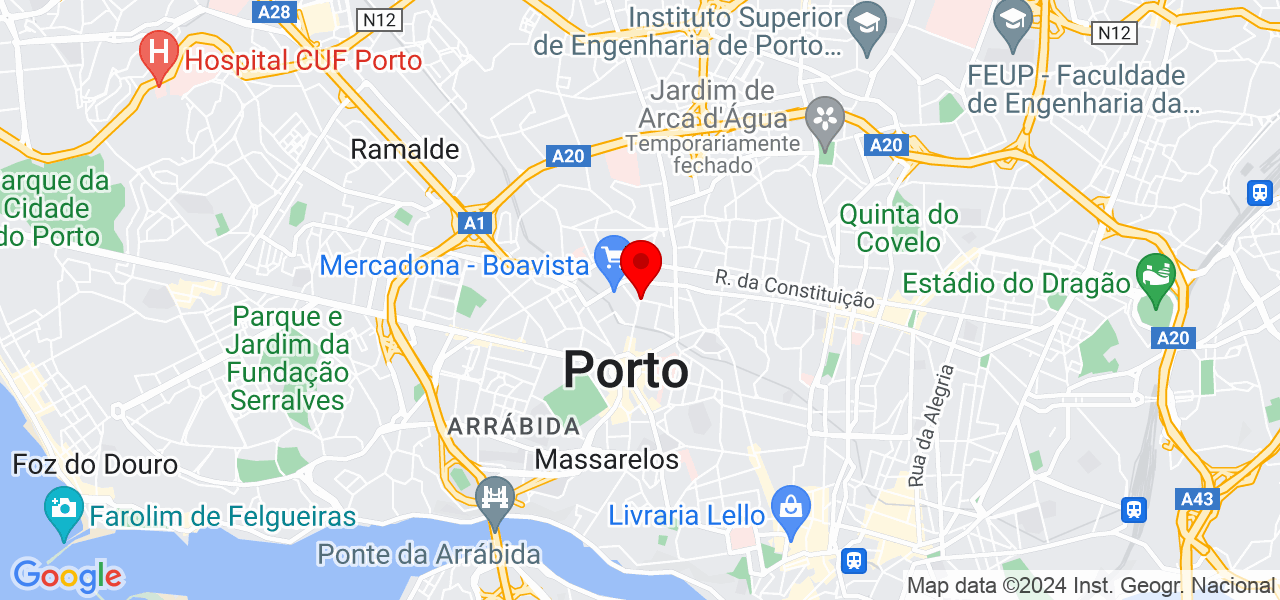 Remodela&ccedil;&otilde;es e acabamentos - Porto - Porto - Mapa