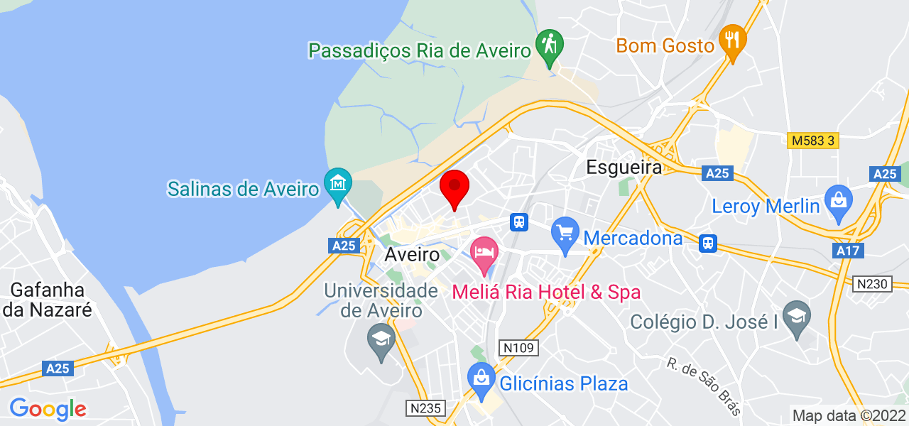Tricia Baptista - Aveiro - Aveiro - Mapa
