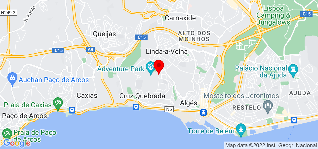 Daniel Ram&iacute;rez - Lisboa - Oeiras - Mapa