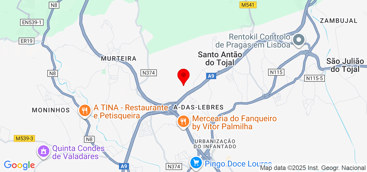 Manuel Santos - Lisboa - Loures - Map