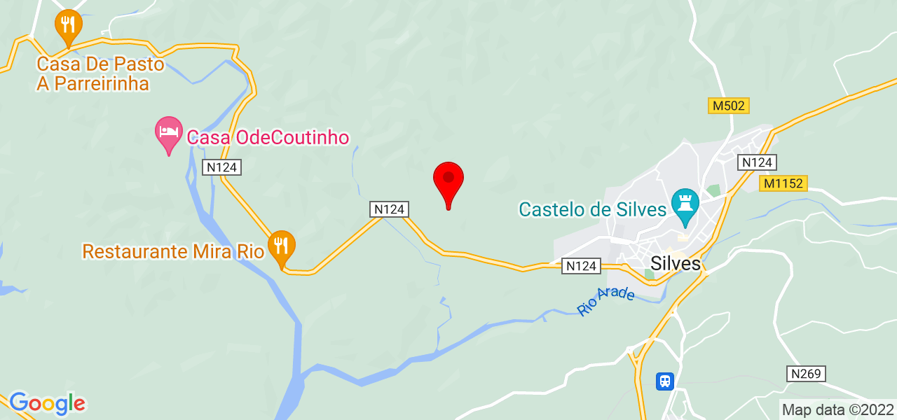Tânia Miguel - Faro - Silves - Mapa