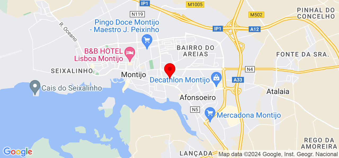 Ramona - Setúbal - Montijo - Karte