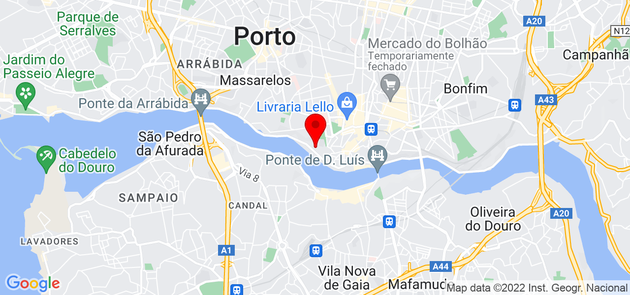 Janaina Marinho - Porto - Porto - Mapa
