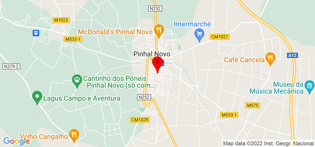 Rúben Fernandes - Setúbal - Palmela - Mapa