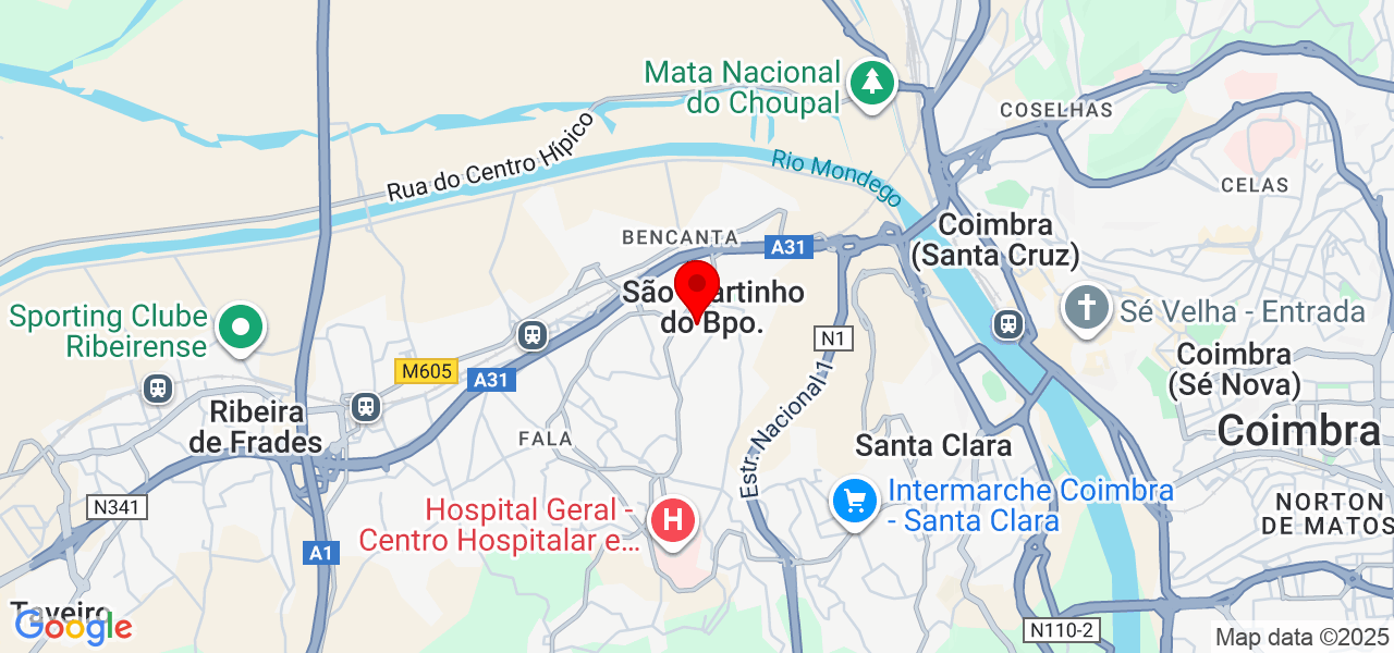 Servente de Obras de construção civil - Coimbra - Coimbra - Mapa