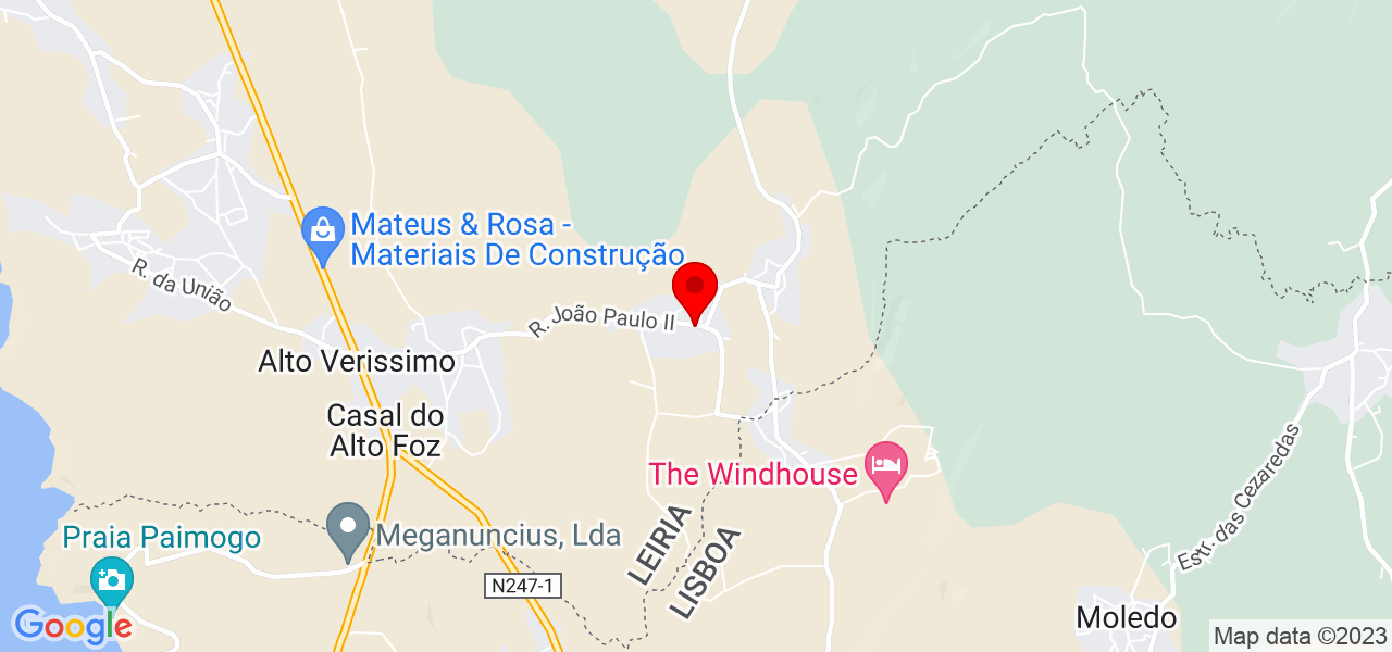 Tiago Dionisio - Leiria - Peniche - Mapa