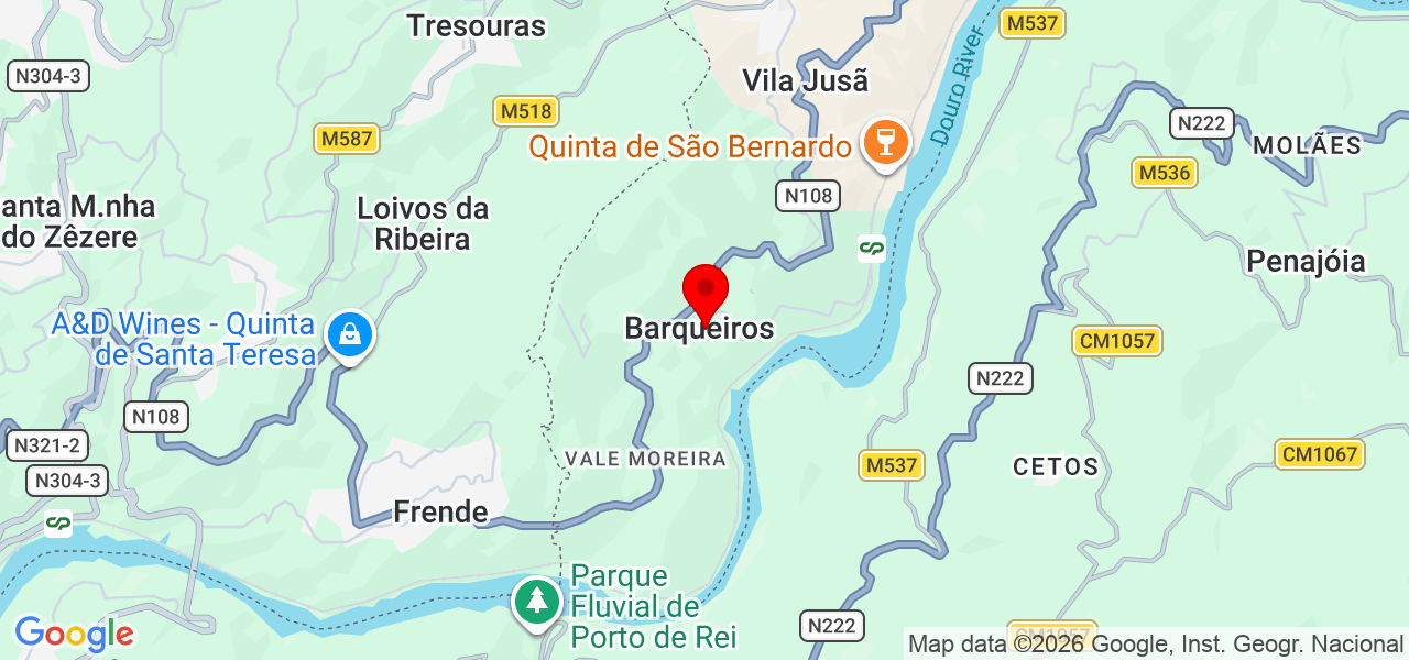 Frederico Cardoso - Vila Real - Mesão Frio - Mapa