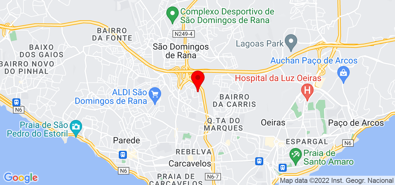 Susana Manuel Dias - Lisboa - Cascais - Mapa