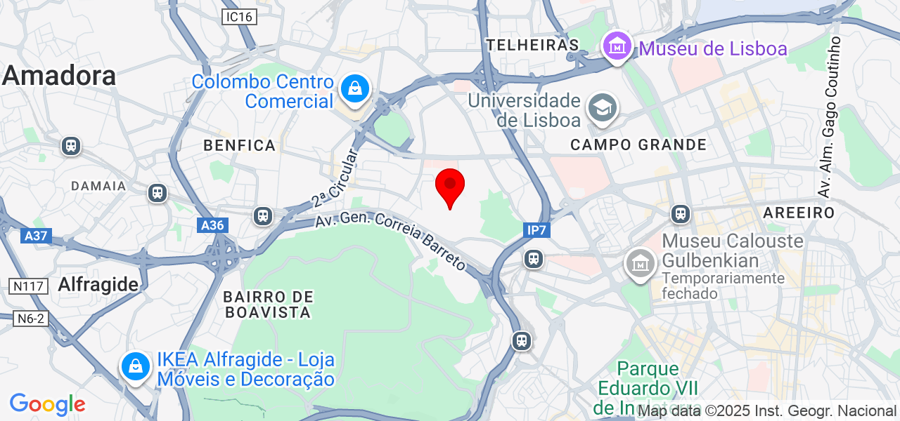 Extremos Convergentes - Lisboa - Lisboa - Mapa