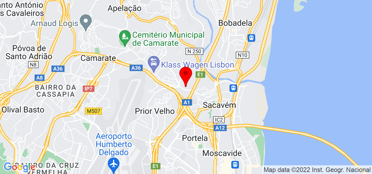 Willisson - Lisboa - Loures - Mapa