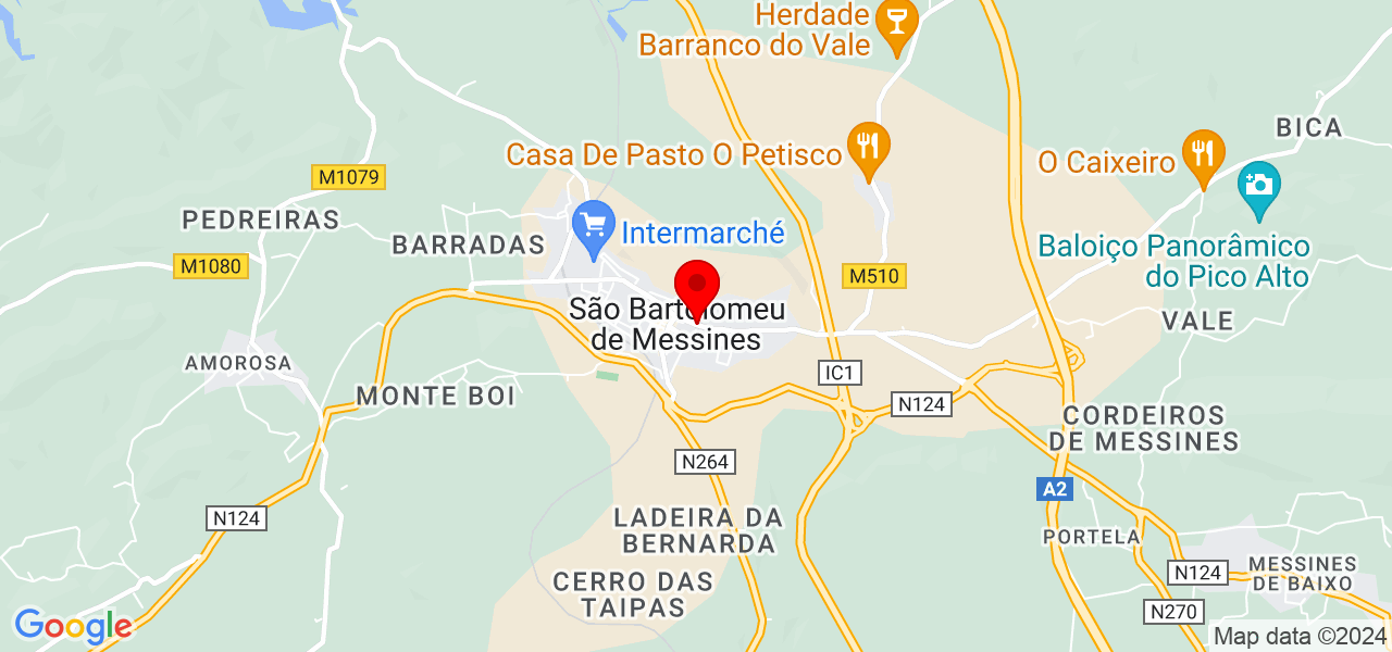 Ab revestimentos - Faro - Silves - Mapa